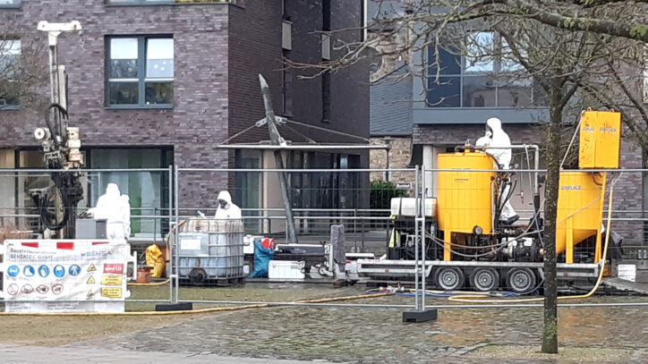 Wenn Pump-and-Treat nicht reicht: LCKW-Quellensanierung an einer Industriebrache in Gronau