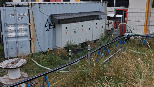 Overview of Ground Air Extraction, Containers, and Thermal Conditions Within the Remediation Perimeter